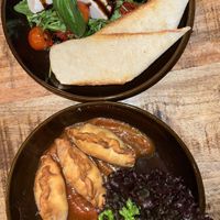 Dinner appetizers   at Palo Verde in Prague