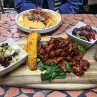 Tapas platter   at Palo Verde in Prague