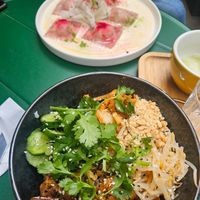 Rice ball with "meat" at Palo Verde in Prague