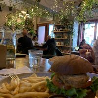 Chicken burger   at Palo Verde in Prague