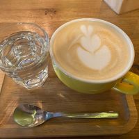 Oat. Latte  at Palo Verde in Prague