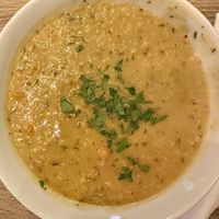Lentil soup   at Palo Verde in Prague