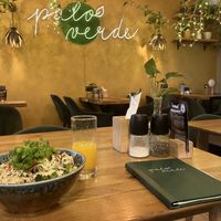 Green and goldish atmosphere   at Palo Verde in Prague