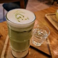 Matcha Latte at Palo Verde in Prague