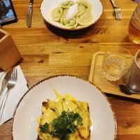 Lasagna and Pelmeni at Palo Verde in Prague