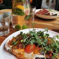 open sandwich at Palo Verde in Prague