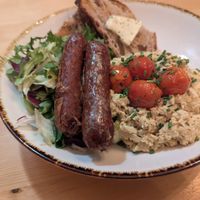 Tofu scramble breakfast at Palo Verde in Prague