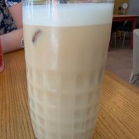Iced cafe latte at Palo Verde in Prague