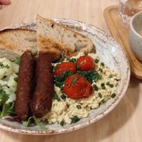 Scrambled Tofu at Palo Verde in Prague