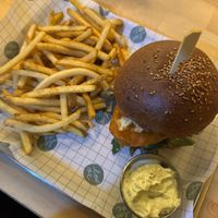 Chicken burger  at Palo Verde in Prague