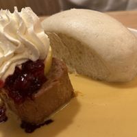 Svíčková – traditional Czech tenderloin steak with creamy root vegetable sauce and dumpling  at Palo Verde in Prague