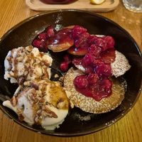 Pancakes with soft serve at Palo Verde in Prague