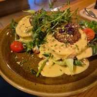 Tofu benedict at Palo Verde in Prague