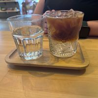 Espresso tonic  at Palo Verde in Prague