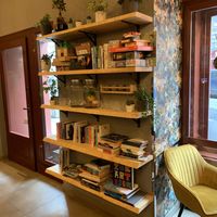 Board games and books at Palo Verde in Prague