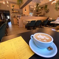 Comfy interior  at Palo Verde in Prague