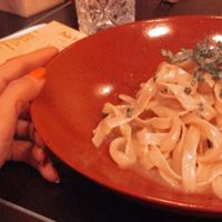 cacio e pepe didnt have the pepe 😅 at Palo Verde in Prague