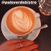 oat cappuccino was perfect at Palo Verde in Prague
