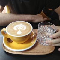 Latte at Palo Verde in Prague