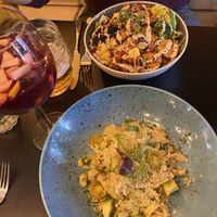 Bowl & Homemade Tagliatelle  at Palo Verde in Prague