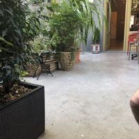 Outside seating in the back! Beautifull at Palo Verde in Prague