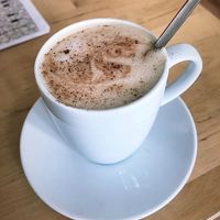 Hafermilchkaffee at Hippo Bio Vegan in Hannover