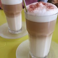 Latte Macchiato aus Soja at Hippo Bio Vegan in Hannover