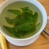 peppermint tea  at Hippo Bio Vegan in Hannover