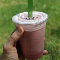 Vegan Strawberry Milkshake   at Hot Chip Burger Bar in Rochester