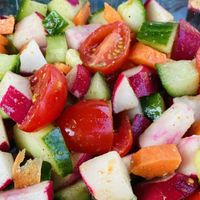 Cucumber salad at Royal India Cuisine in Eugene
