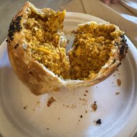 Inside breakfast bomb  at Terms of Endearment in Brooklyn