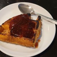 Quinoa waffle with fig jam at Minuteman Pizza in Uyuni
