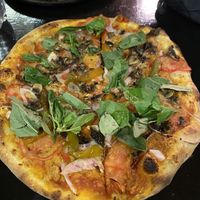   at Minuteman Pizza in Uyuni