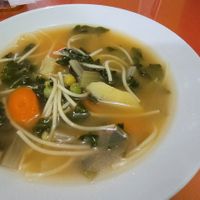 Menu of the day 1 at Restaurant Vegetariano El Eden in Chachapoyas