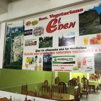 wall at Restaurant Vegetariano El Eden in Chachapoyas