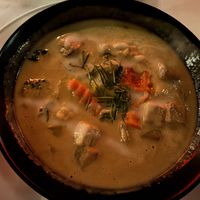 Veggie curry at Black Ginger in Gustavia