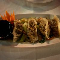 Veggie gyoza at Black Ginger in Gustavia