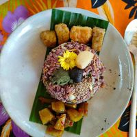 Tempeh and Rice   at Paina Paita Home in Pai