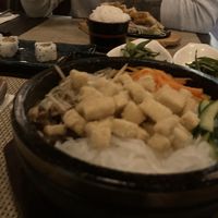 Tofu bibimbap  at Akasaka in Milton Keynes