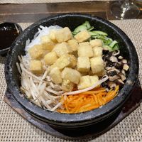 Dolsot Bibimbap with tofu  #Veganuary at Akasaka in Milton Keynes