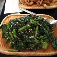 Kailan with garlic sauce at Little China Girl in Northbridge