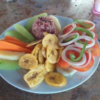 Fresh, healthy food at Comedor Julias in Ometepe