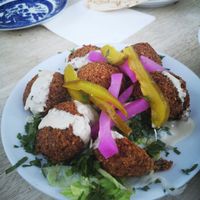 Falafel, soooo good! at Baba Ganoush - Jerusalem Falafel in Bristol