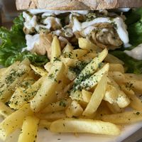 Cauliflower sandwich at Karma in Jaco