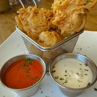 Fried cauliflower  at Karma in Jaco