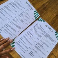 Menu at Karma in Jaco