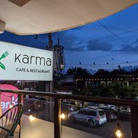The balcony at Karma in Jaco