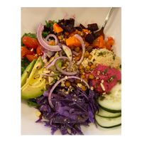 Buddha bowl at Karma in Jaco