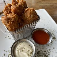Buffalo cauliflower 🤩 at Karma in Jaco