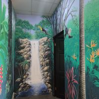 Indoors at Karma in Jaco